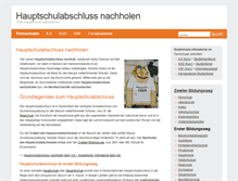 Tablet Screenshot of hauptschulabschluss-nachholen.de